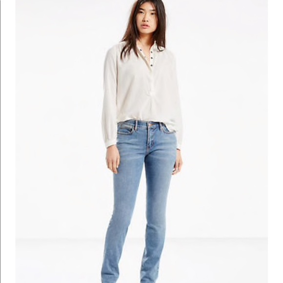 Levi's Denim - Levi's 525 Perfect Waist Straight Leg W/Raw Hem